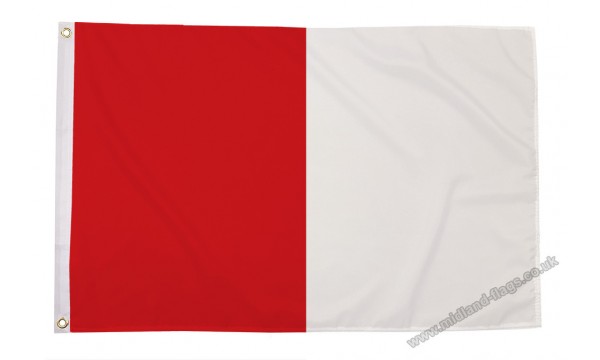 Red and White Irish County Flag